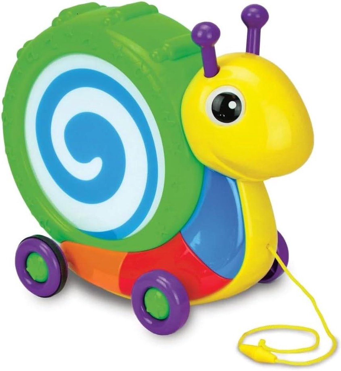 The Learning Journey - Pull Along Snail Drum Instrument Speelgoed, 104965