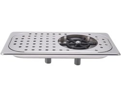 Glazen Spoeler - Bar Spoelbak - Snel Glazen Wassen - Handsfree Reiniging - Meerdere Hoek Mondstuk - Zilver