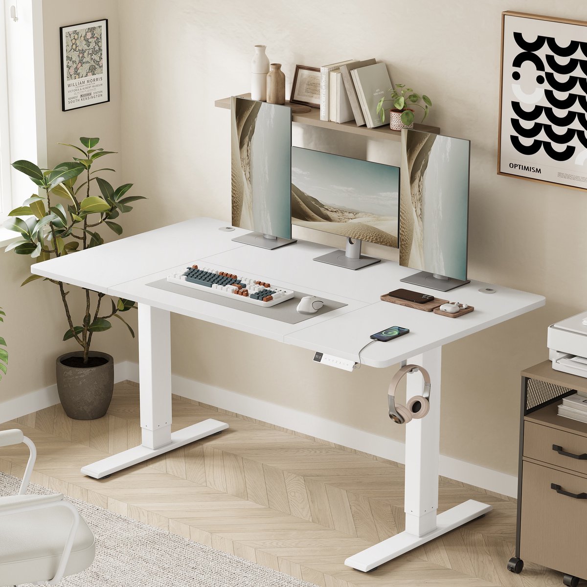 VASAGLE VASAGLE Elektrisch Zit-Sta Bureau - afbeelding 3