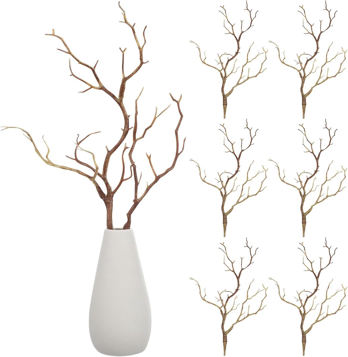 Kunsttakken Decoratie - Decoratieve Takken - Vaas Vulling - Natuurlijke Look - 35cm Lengte - Meerkleurig