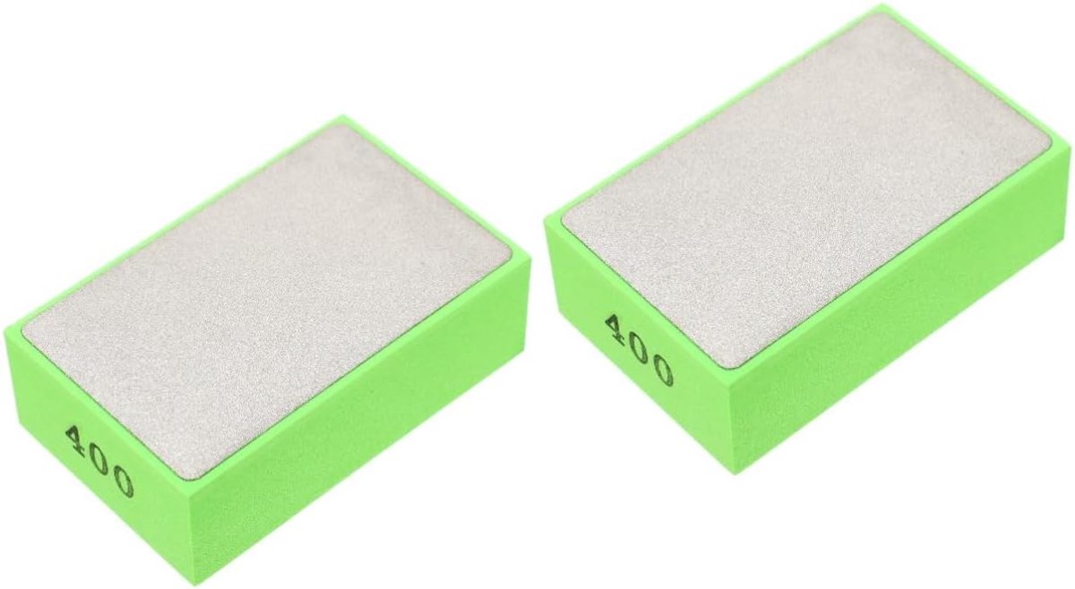 Diamant Polijstpads - Schuurblokken - Beton Marmer Glas - Hoge Slijtvastheid - 9.3x5.8cm - Groen