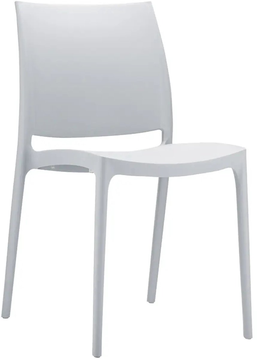 Légia Home ENZO - Eetkamerstoel - Scandinavisch Design - Stapelbaar - Lichtgrijs