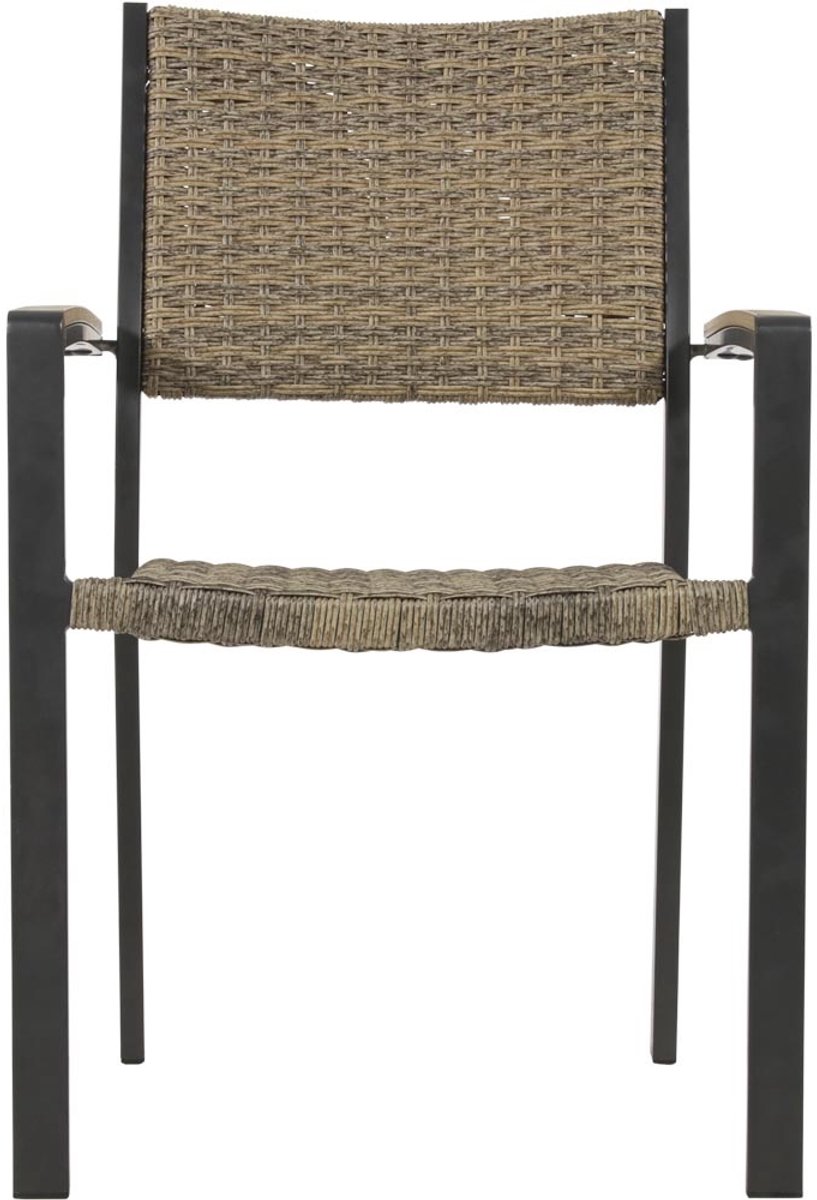 Lesli Living - Bistrostoel Arezzo - Zwart - 57x62x87cm