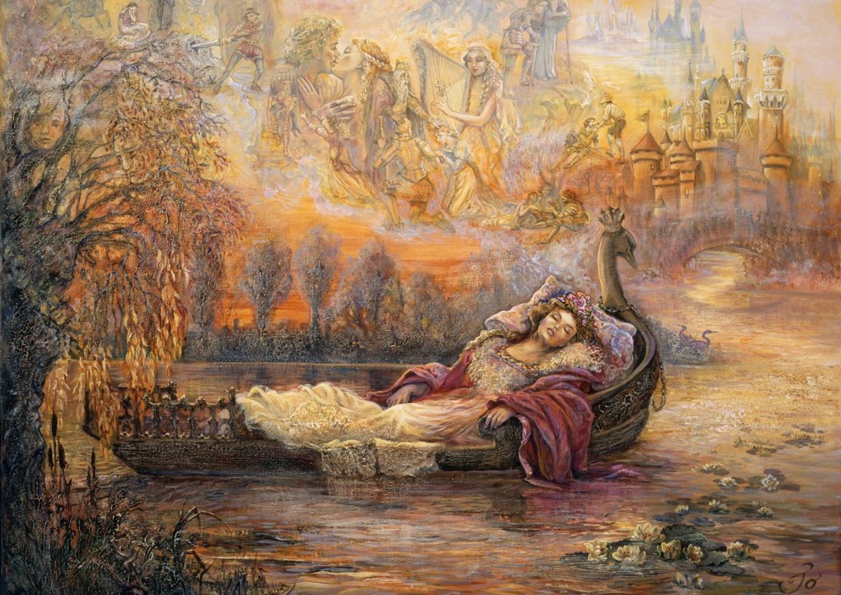 Legpuzzel - 2000 stukjes - Josephine Wall - Dreams of Camelot - Grafika