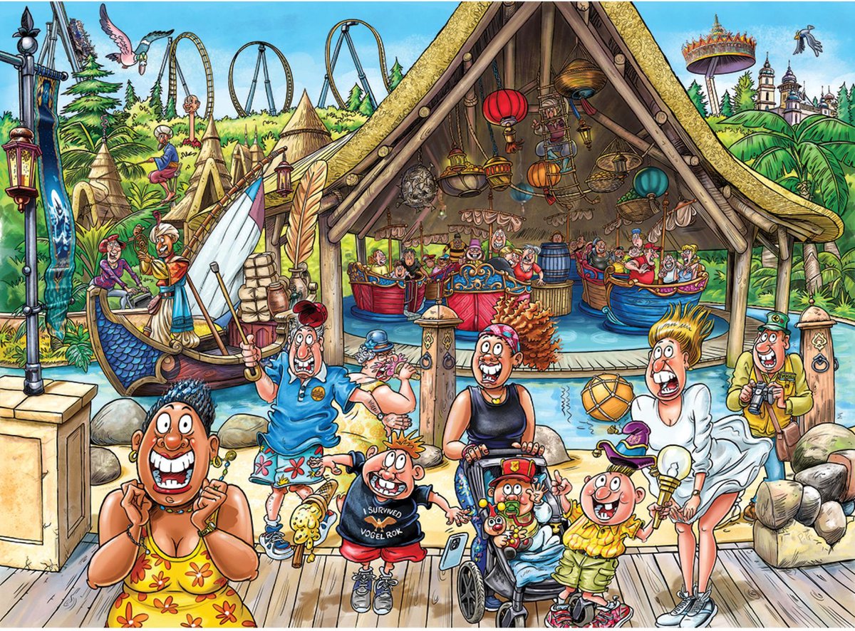 Wasgij Original Efteling - De Wereld van Sindbad! - 1000 stukjes puzzel - Legpuzzel — afbeelding 3