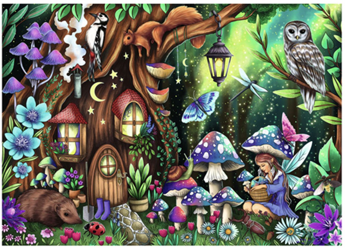 Puzzel In Sprookjesland 1000 stukjes — afbeelding 2