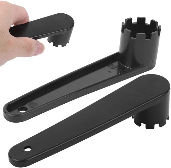 Ventiel Sleutel Set - Rubberboot Accessoires - Watersport Onderhoud - Duurzaam Rubber Materiaal - Compact Formaat - Zwart — afbeelding 2