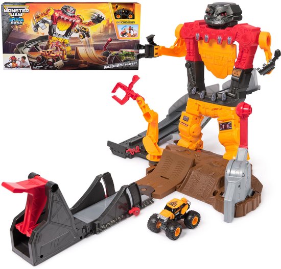 Spin Master Monster Jam 1:64 Smash & Bash Speelset Monstertruck.