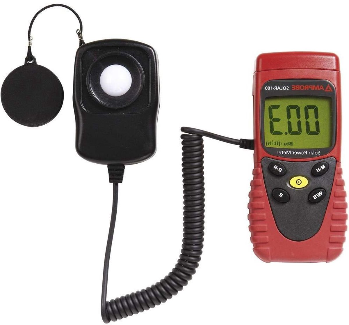 Zonne-energiemeter - Zonnestraling meter - Zonnepanelen meten - Dubbele weergave - 0-1999 W/m²