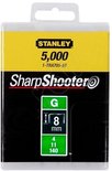 Verpakking met 5000 Stanley SharpShooter nietjes van 8mm type G.