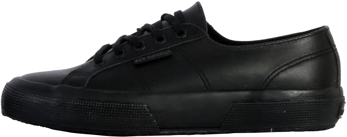 Lage sneakers van nappaleer