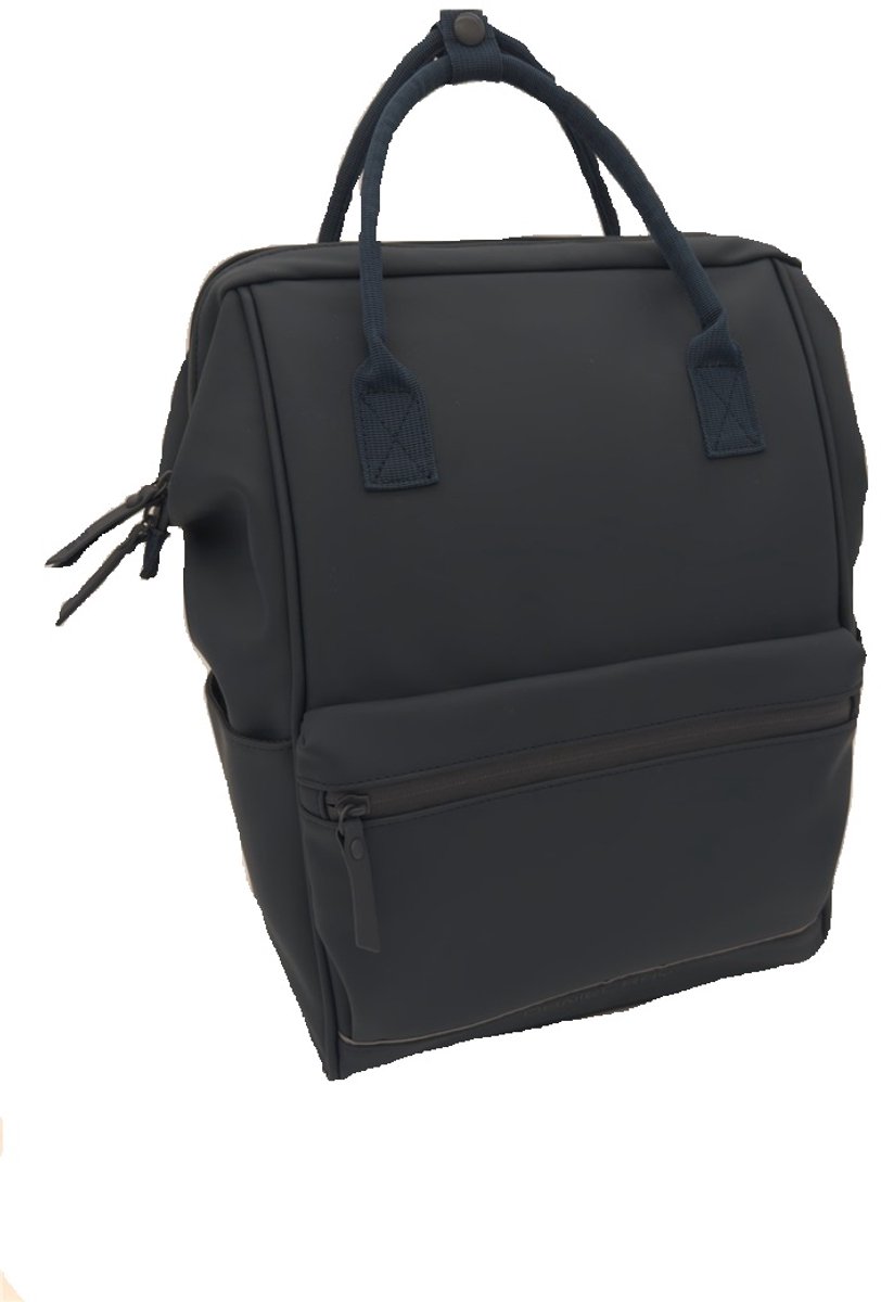 Daniel Ray Daveyton Dull Rubber PU Rugzak - Marine