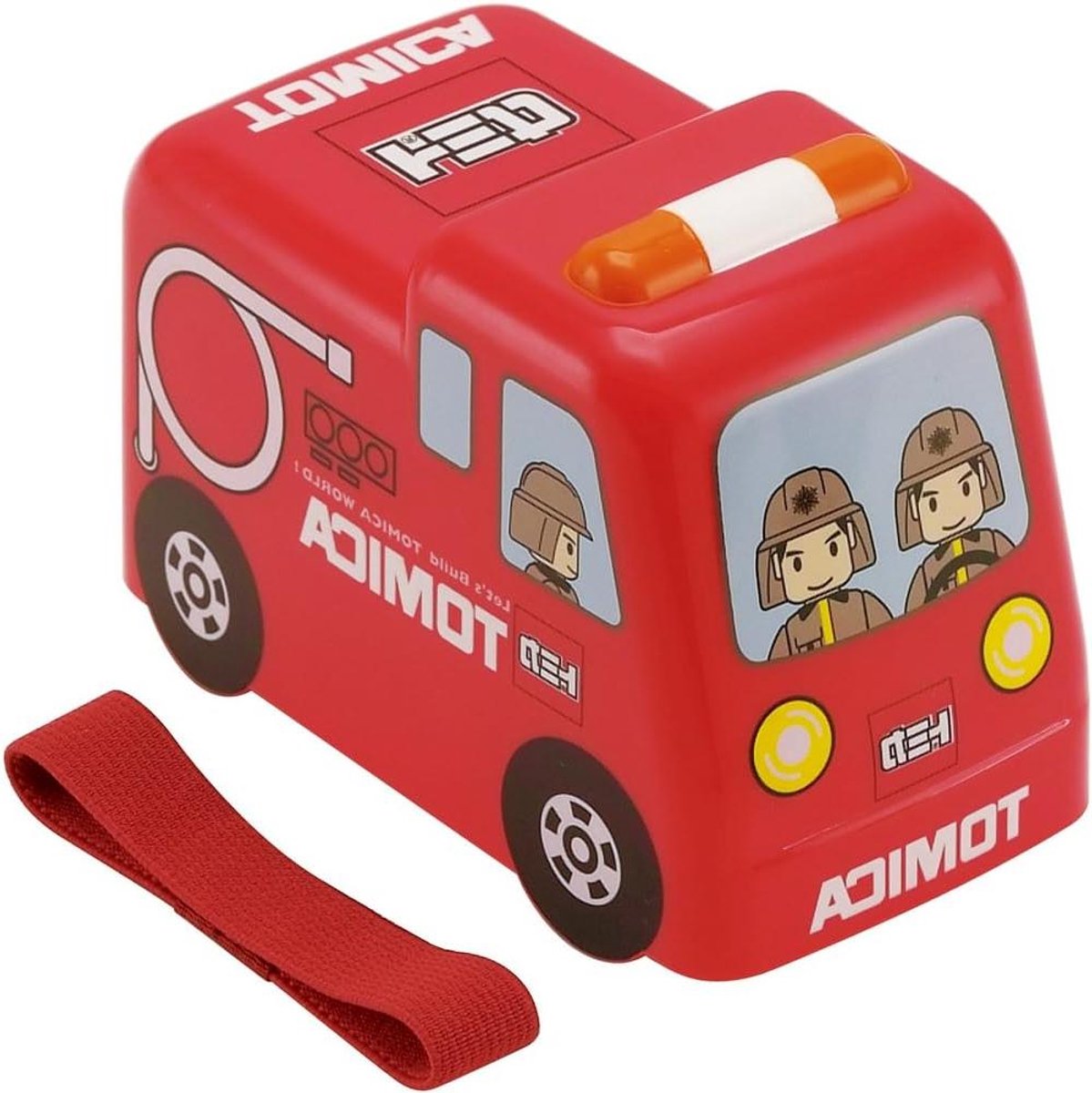 Bento Lunchbox - Voedselcontainer - Lunch Meenemen - Dubbele Laag - 74 x 134 x 97 mm - Rood