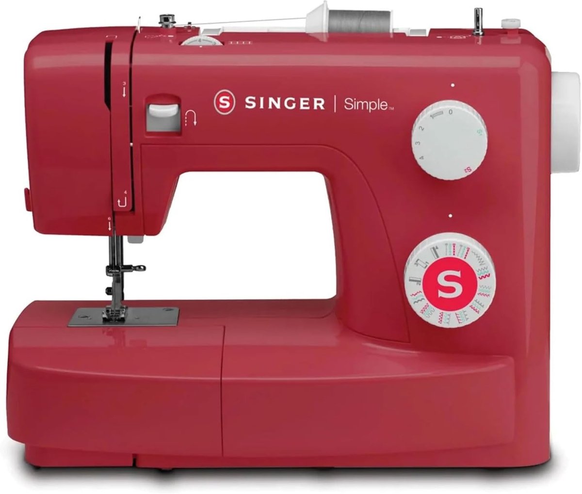 Naaimachine - Basisnaaimachine hobby - Kleine projecten maken - 23 steekprogramma's - 38x19x30cm - Donkerbes