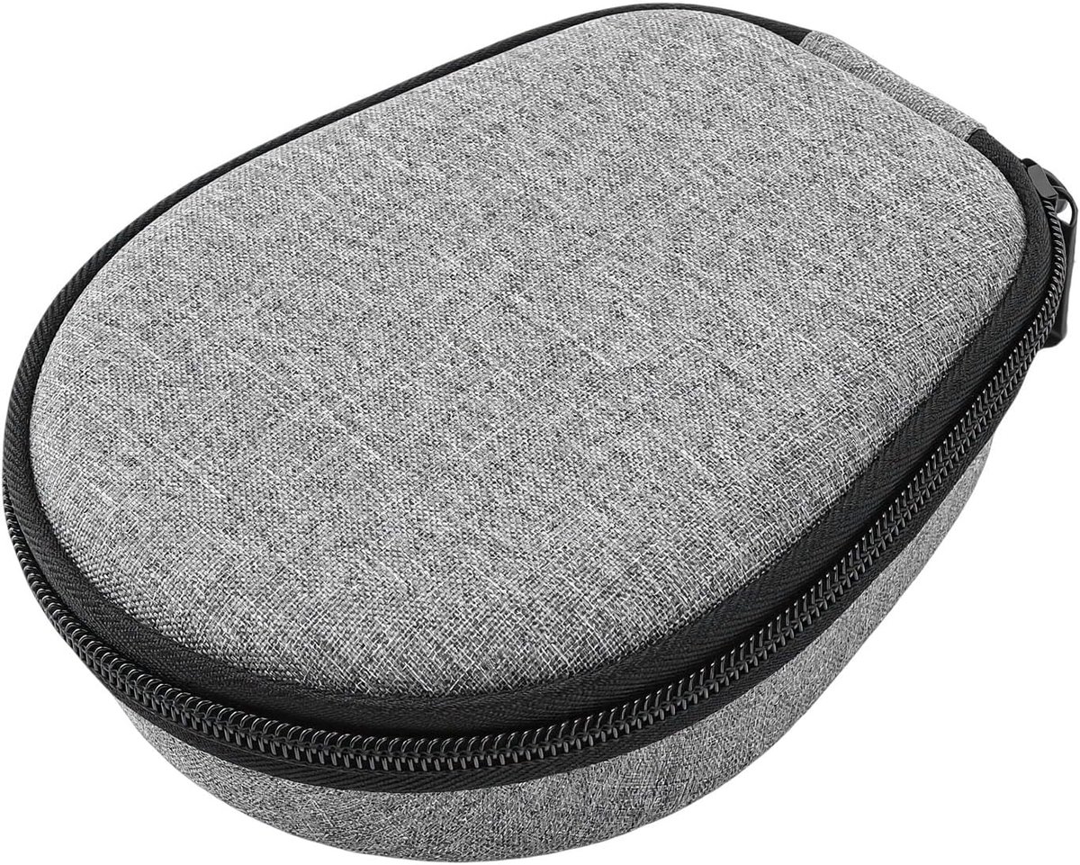 Hoofdtelefoon Hoes - Oordopjes Opbergdoos - Sport Accessoires - Waterdicht Schokbestendig - 17 x 14 x 6 cm - Grijs