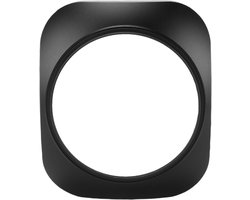 Vierkante Zonnekap - Lensbescherming - Fotografie Verbeteren - Directe Schroefdraadbevestiging - 62 Mm Diameter - Metaal Zwart