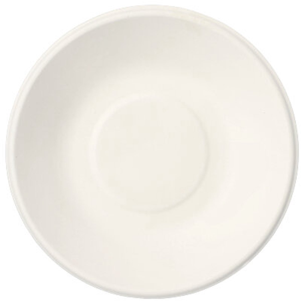 12x 12 Schalen suikerriet pure 680 ml Ø 19 cm · 4 cm wit
