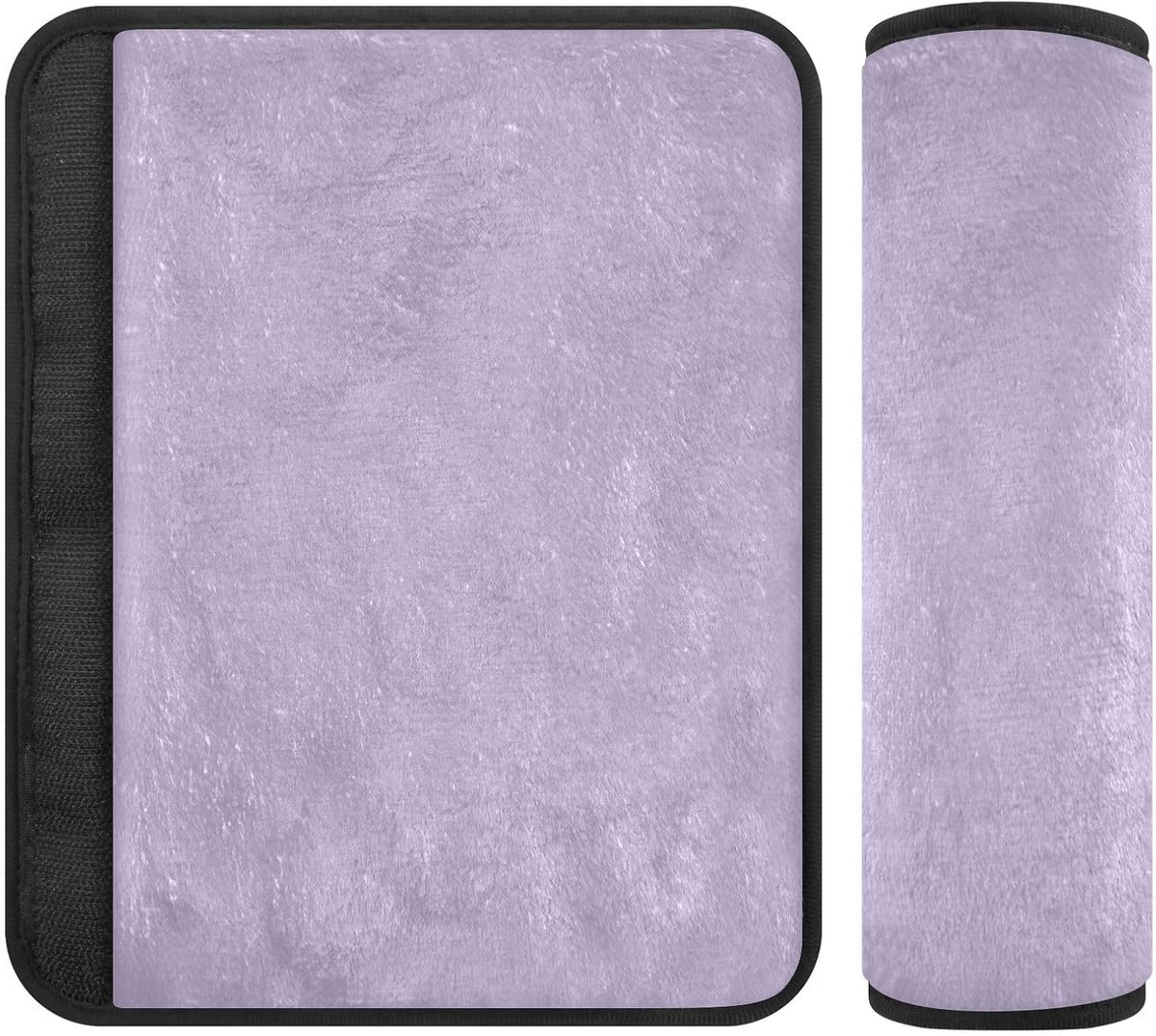 Veiligheidsgordelhoes - Gordelbeschermer - Comfortabel Reizen - Zachte Flanel Stof - 2 Stuks - Licht Paars