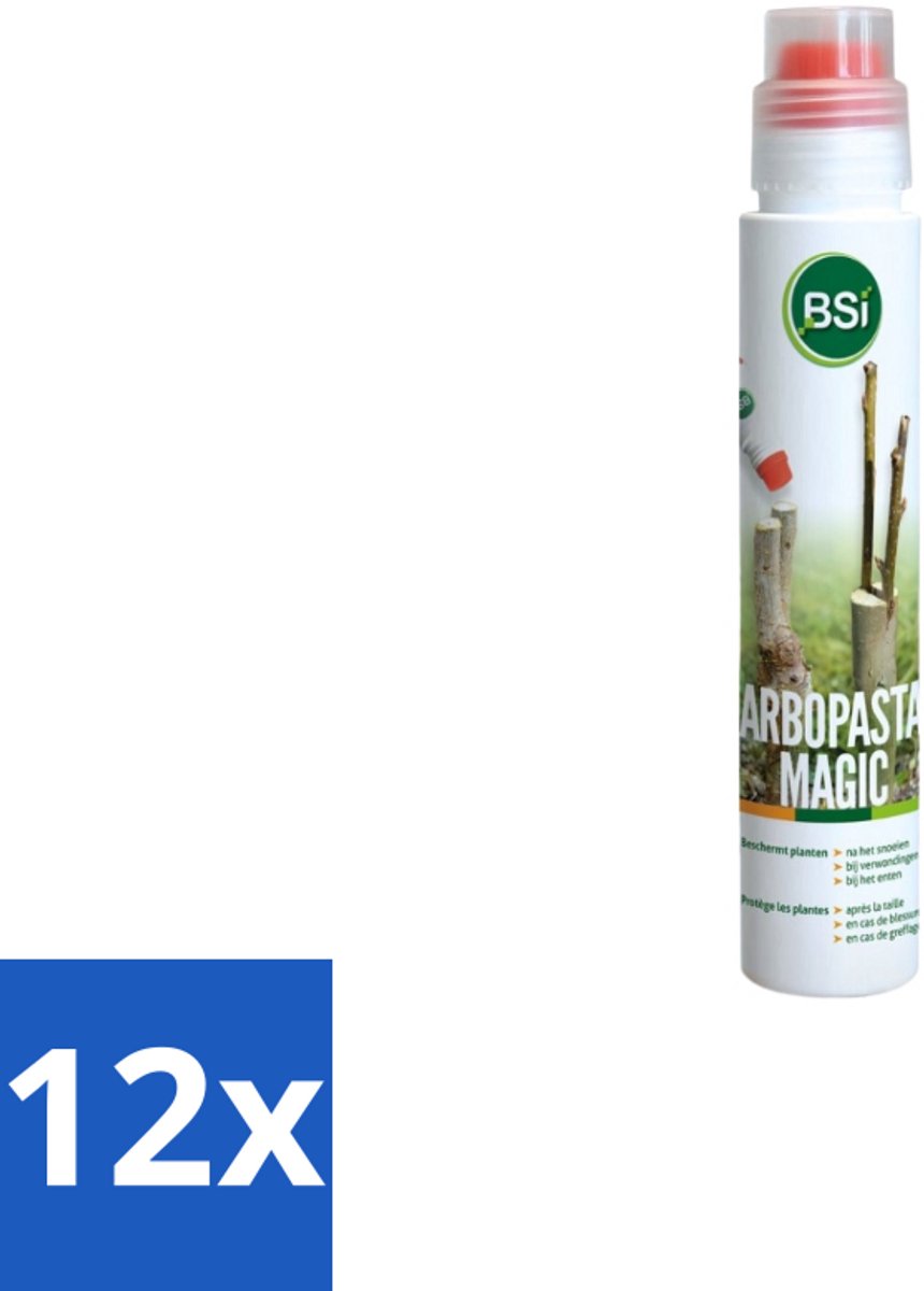 BSI – Arbopasta Magic – Elastisch Wondafdekmiddel – Voor Planten & Bomen - Voordeelverpakking - 12 stuks