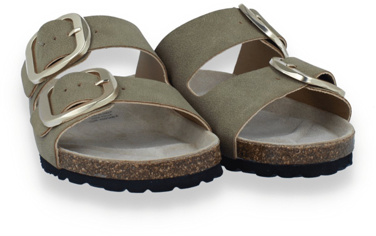 Patrizia Dames Slipper | Kaki | Maat: 37