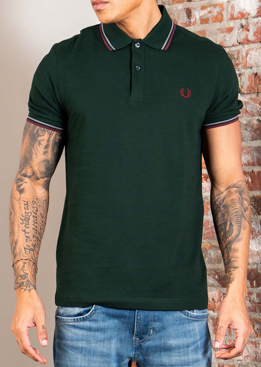 Fred Perry Twin tipped fred perry shirt stockport oxblood Grassroots