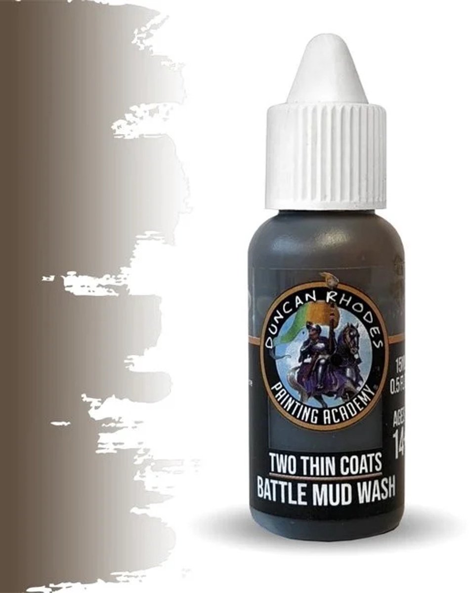 Two Thin Coats speelgoed Battle Mud Wash verfset voor kinderen.