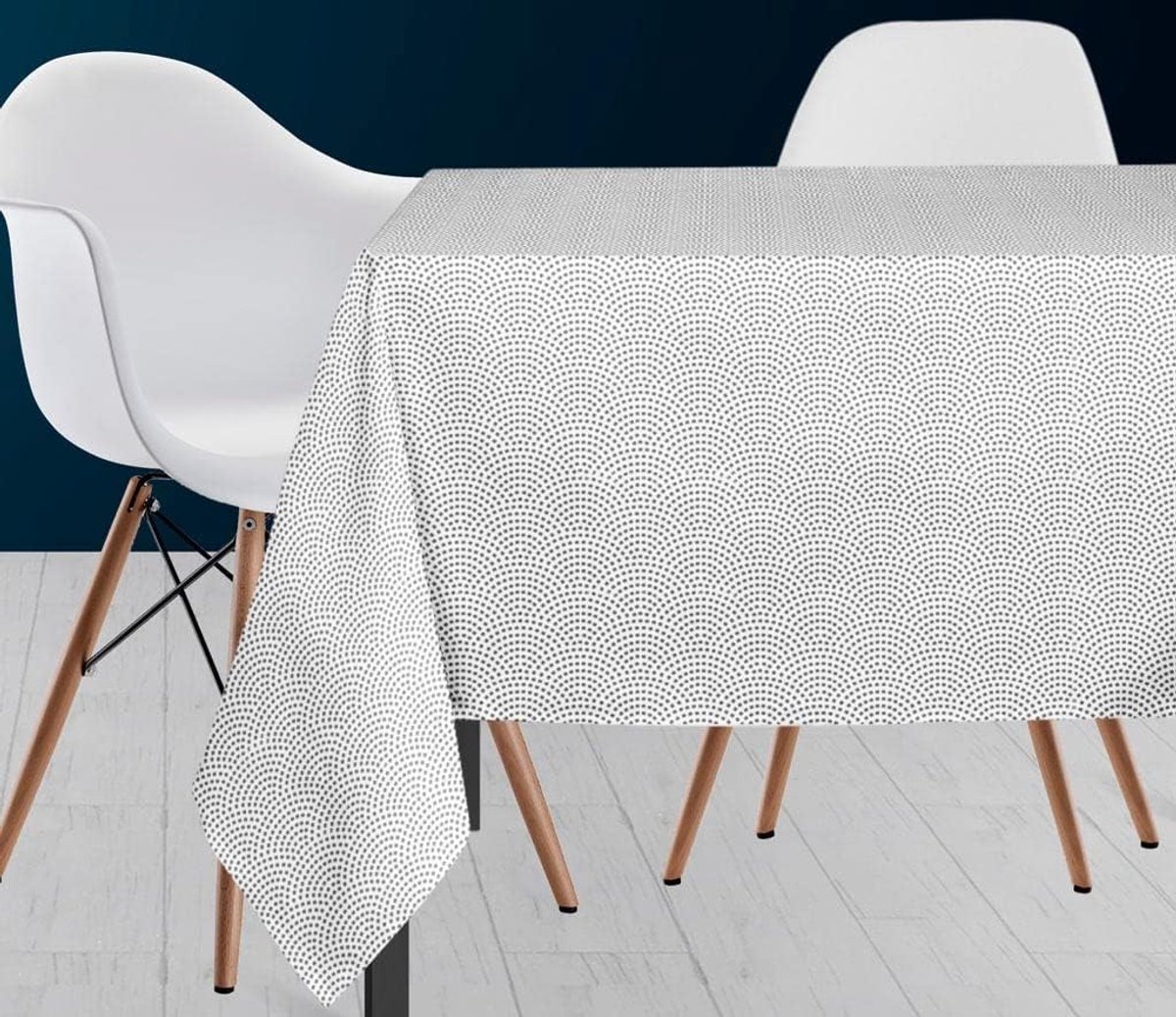 Tafelkleed - Diner Tafelkleed - Eettafel Beschermen - Waterdichte Stof - 140 x 240 cm - Wit