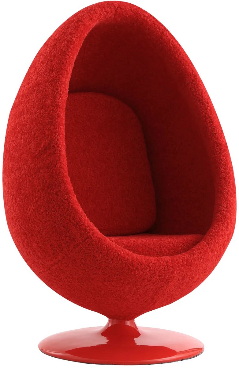 York - Egg Loungestoel - Red