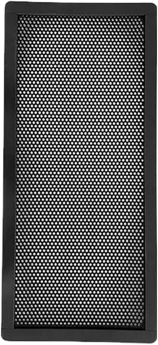 Ventilatierooster Afdekking - Ventilatie Net - Stof Vangen - Stofdicht Ontwerp - 10 x 25 cm - Zwart