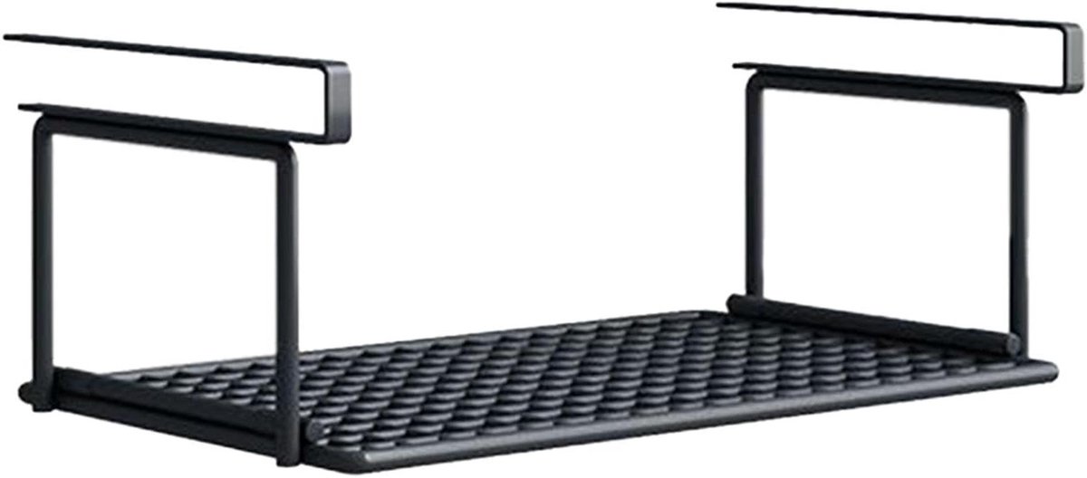 Schoenenopbergrek - Mand onder plank - Ruimte Organiseren - Stabiele Constructie - 32 cm - Zwart