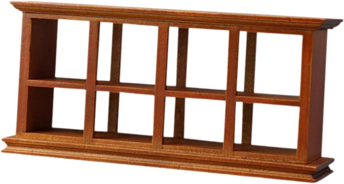 Poppenhuis Kast - Miniatuur Meubel - Decoratie Poppenhuis - Houten Constructie - 18 x 8 x 4 cm - Niet gespecificeerd