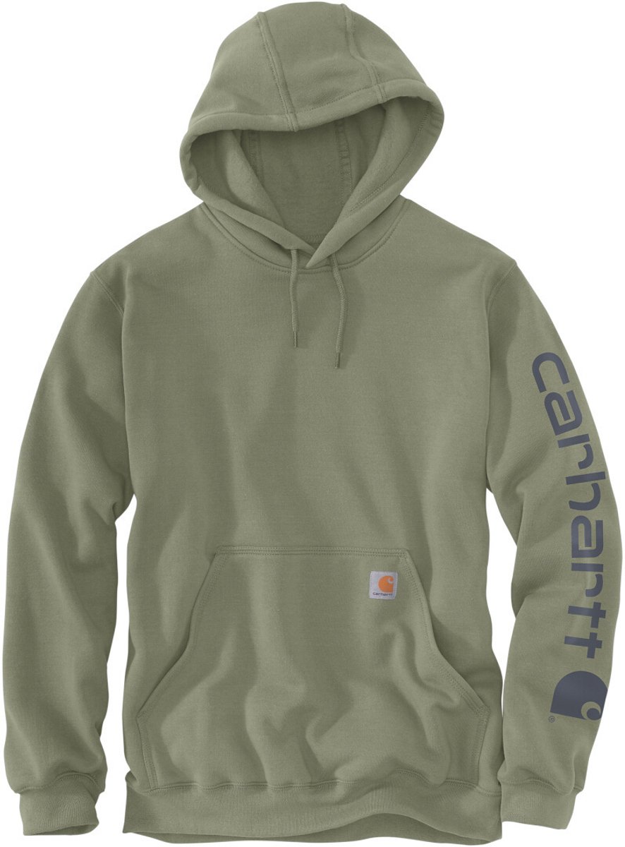 Carhartt Midweight Sleeve Logo 2025 Hoodie Olijf