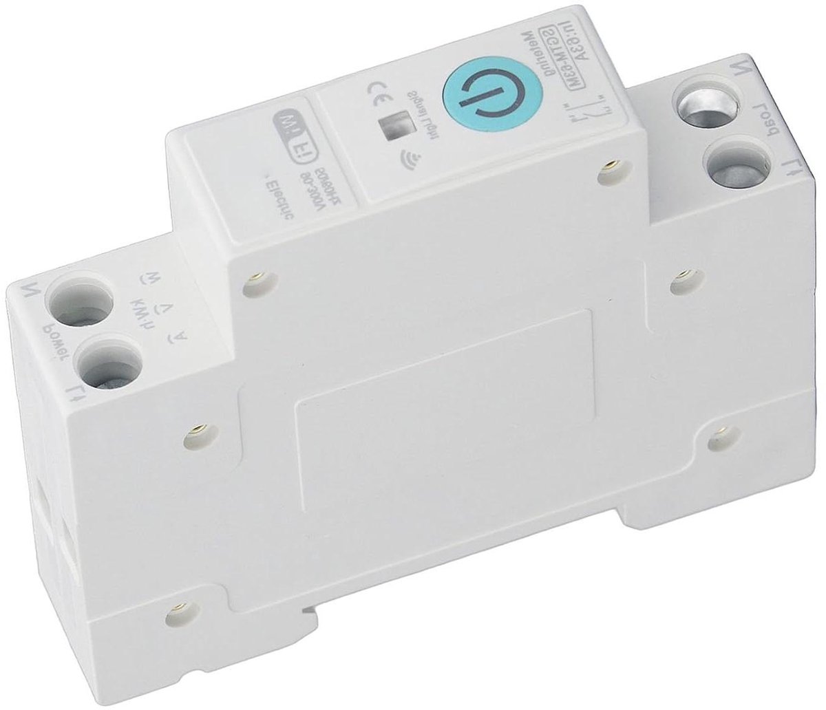 Slimme Stroomonderbreker - WiFi Schakelaar - Energie Besparen - Spraakgestuurde Bediening - AC 90-300V 63A - Grijs