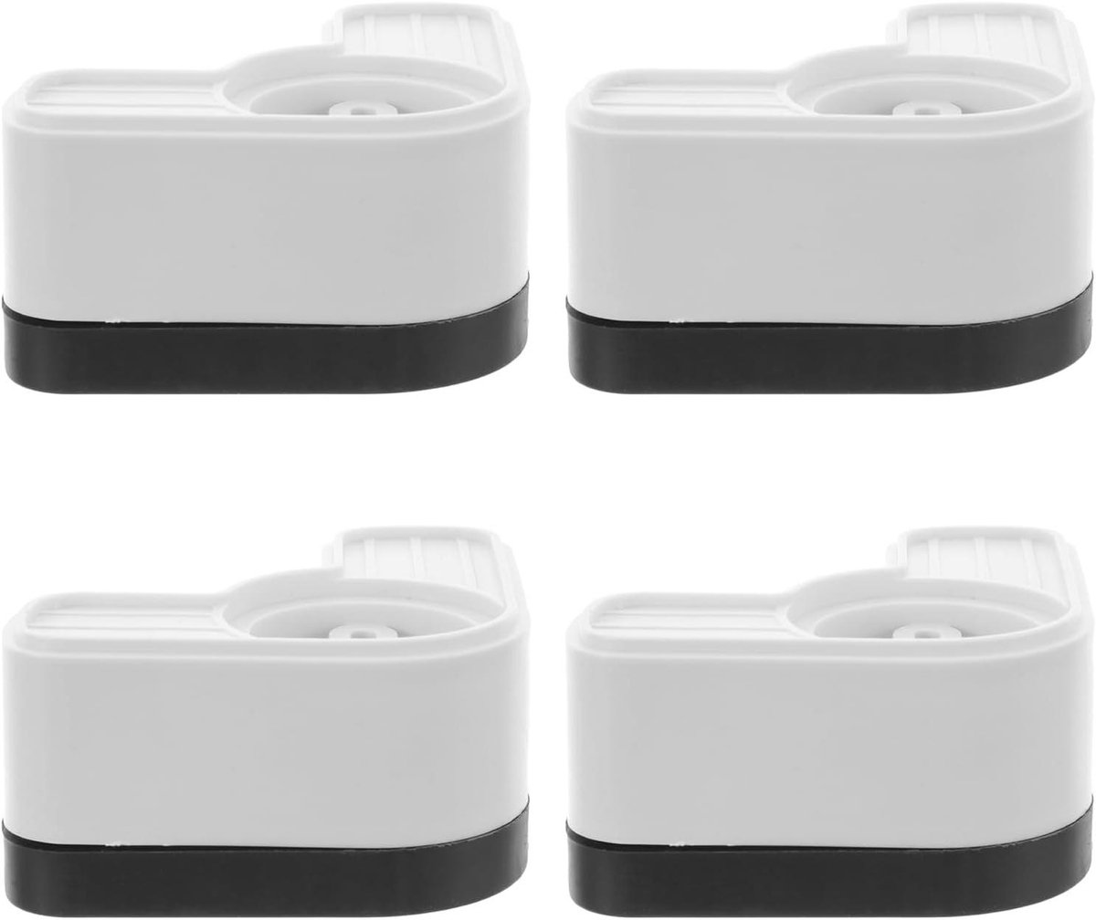 Wasmachine Voetpads - Anti-trilling Matten - Trillingen Reduceren - Schokabsorberend Kunststof - 92 x 92 cm - Wit