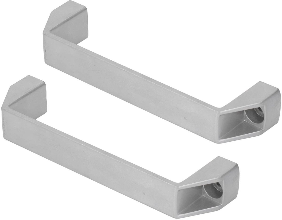 ONF3 - Deurgreep- en Kasttrekset - Aluminium Kleur - Eenvoudige Installatie - 180 mm Gatafstand - Modern Ontwerp - Geschikt voor Diverse Deuren ...