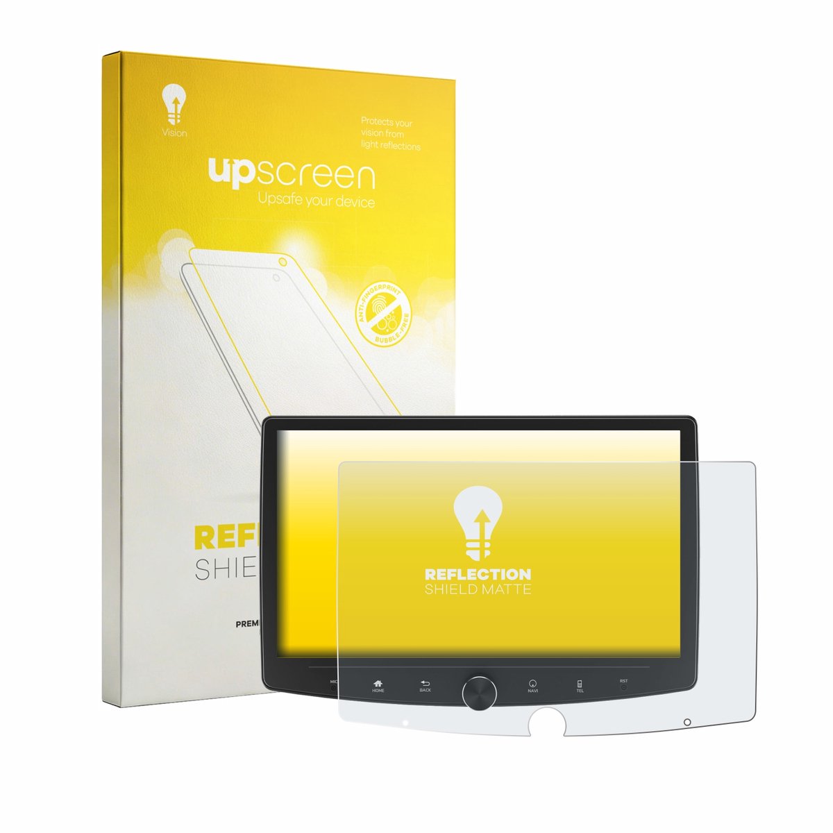 upscreen - Screenprotector voor Eonon UX6SK2-PLUS - Folie Beschermfolie anti glare matte