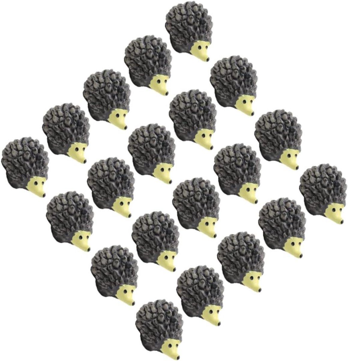 Egel Ornamenten - Bloempot Decoraties Mini Beeldjes - Tuin Decoratie - Hars Ambacht - 20 Stuks - Niet gespecificeerd