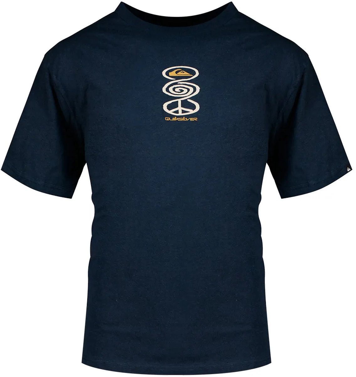 Quiksilver Harmony Spiral T-shirt Met Korte Mouwen 2XL Man Blauw
