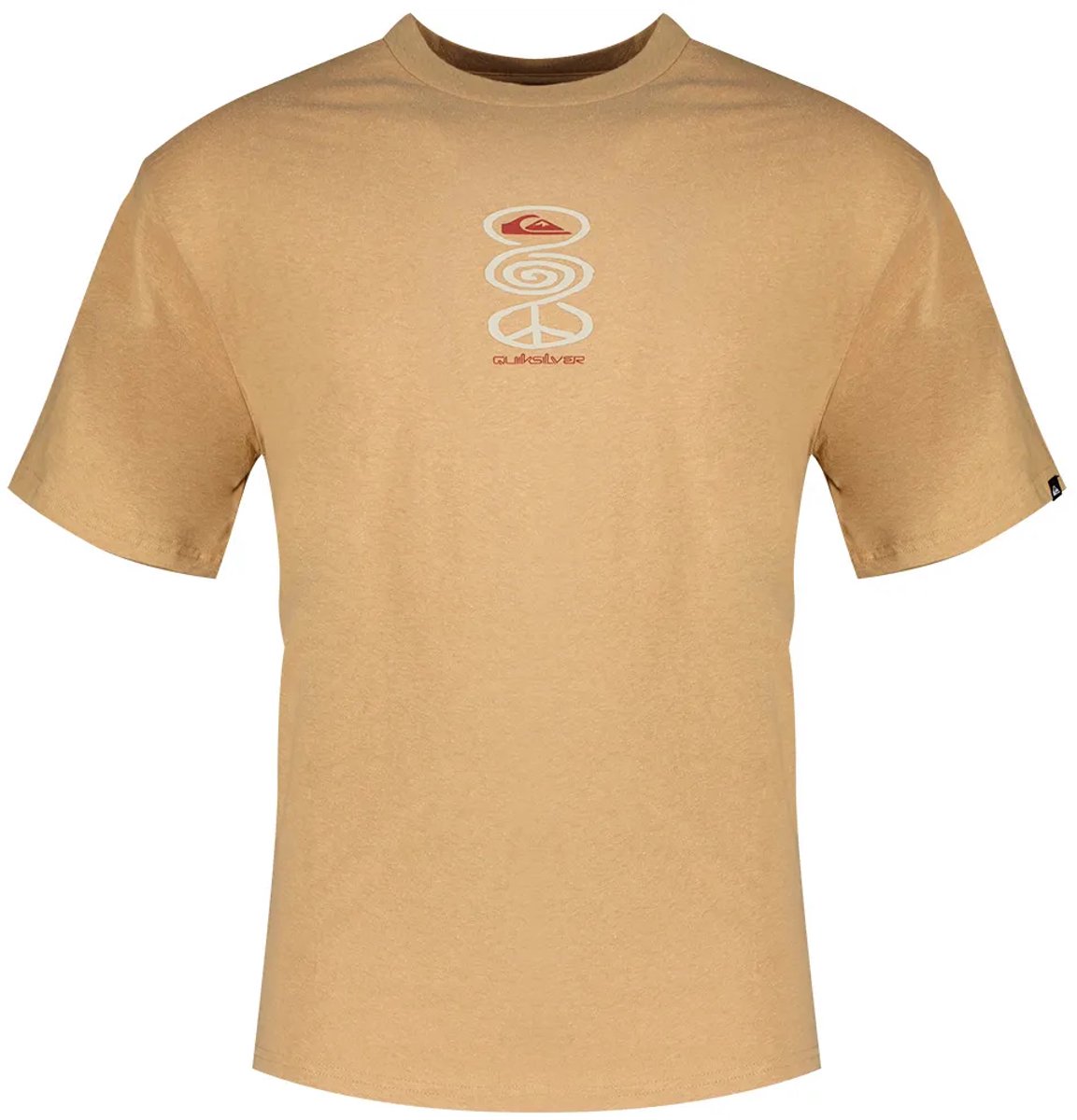 Quiksilver Harmony Spiral T-shirt Met Korte Mouwen XL Man Creme