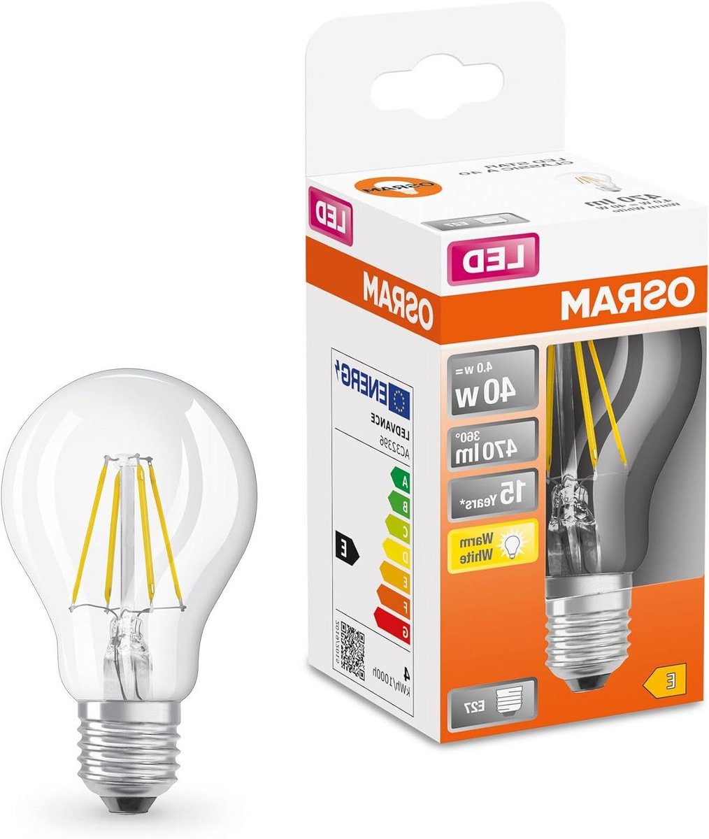 Ledlampen - Pære - Sfeerverlichting - Energiezuinig - 470 lumen - Warm wit