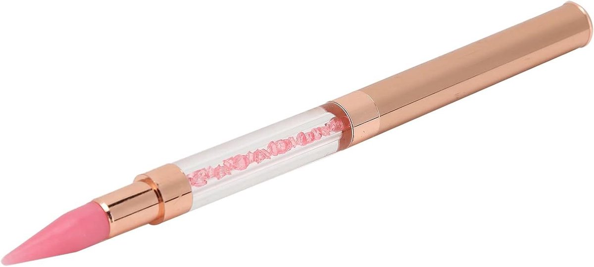 Dotting Pen - Nail Art Tool - Nagelkunst Creëren - Dubbele Uiteinden - 21 x 2 x 2 cm - Roze