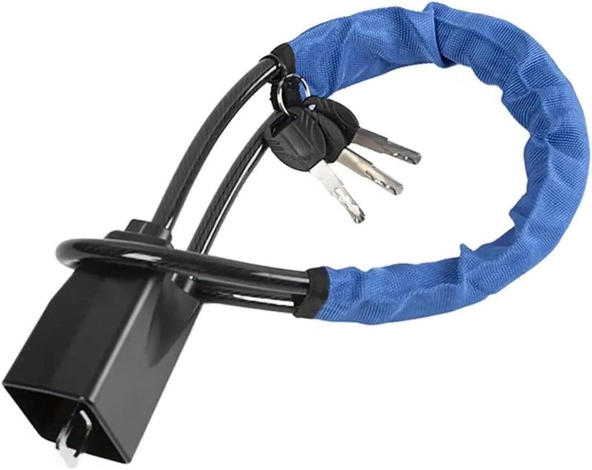Autostuur Slot - Antidiefstal Stuurslot - Voertuig Beveiligen - Stevige Stalen Kabel - 10x10x10 mm - B