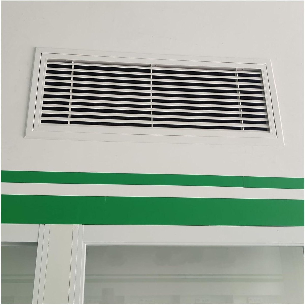 Ventilatierooster met Inspectieluik - Toegangspaneel Ventilatieafdekking - Toegang Verbergen - Aanpasbare Maten - 12 x 40 inch - Wit