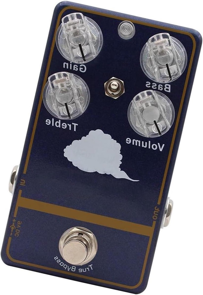 Gitaareffectpedaal - Gitaar Effecten - Mooie Klank Creëren - True Bypass - 11.5 cm - Zwart