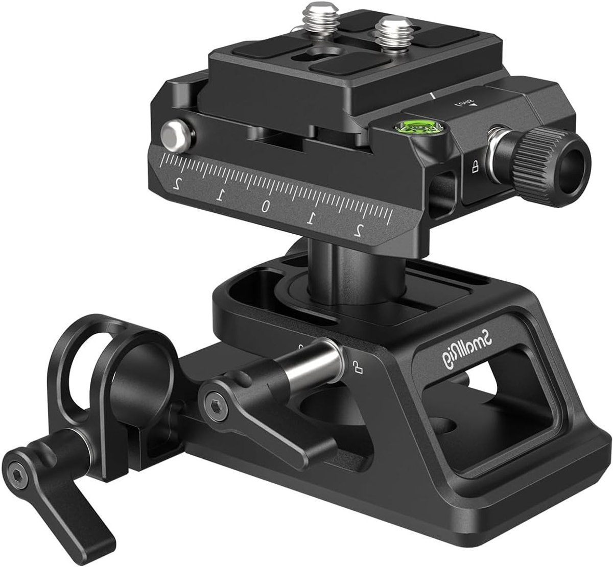 Universele Hoogte Verstelbare Montageplaat Kit voor Arca, Basisplaat met 15mm Stangklem, Ondersteunt Verticale en Horizontale Opnames, Geschikt voor Camera's en Stabilizers