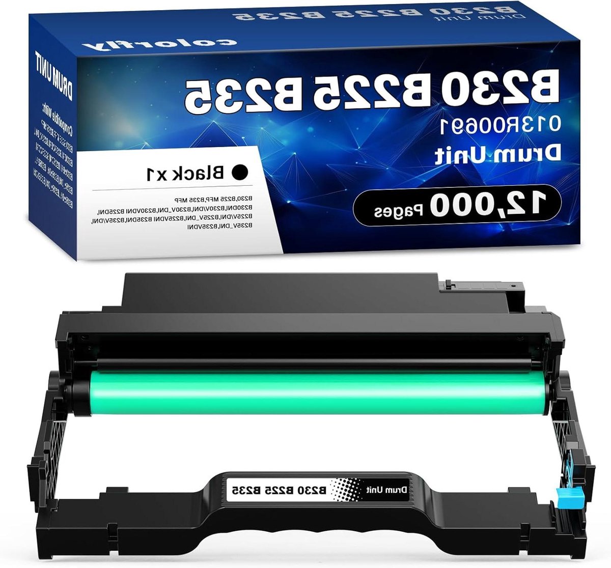 Drum Unit - Drumcartridge Imaging Unit - Printeronderhoud - Hoog Paginarendement - 12000 Pagina's - Zwart