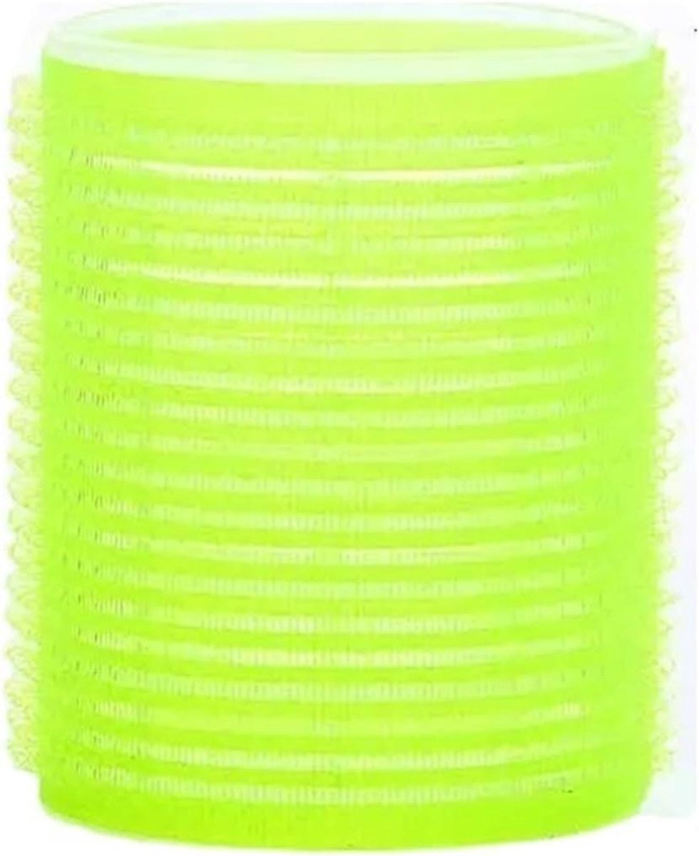 Haarkrulspelden - Haarrollers Krulrollen - Haar Stijlen - Zelf Grip Vasthouden - 6 stuks - Geel