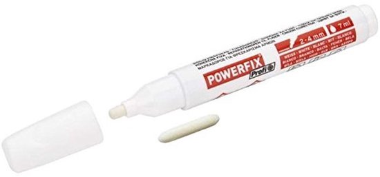 Voegenstift - Muurverf Pen - Wanden Opfrissen - Sneldrogend Dekkend - 7 ml - Wit van Merkloos	 — afbeelding 5