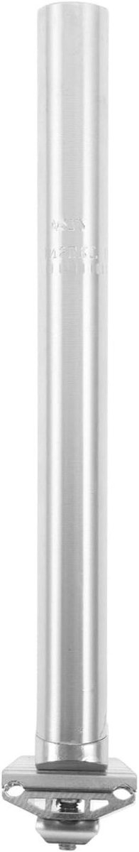 Fietszadelpen Adapter - Zitbuis Versteller - Comfortabel Fietsen - Lichtgewicht Aluminium - 32 cm - Zilverkleurig