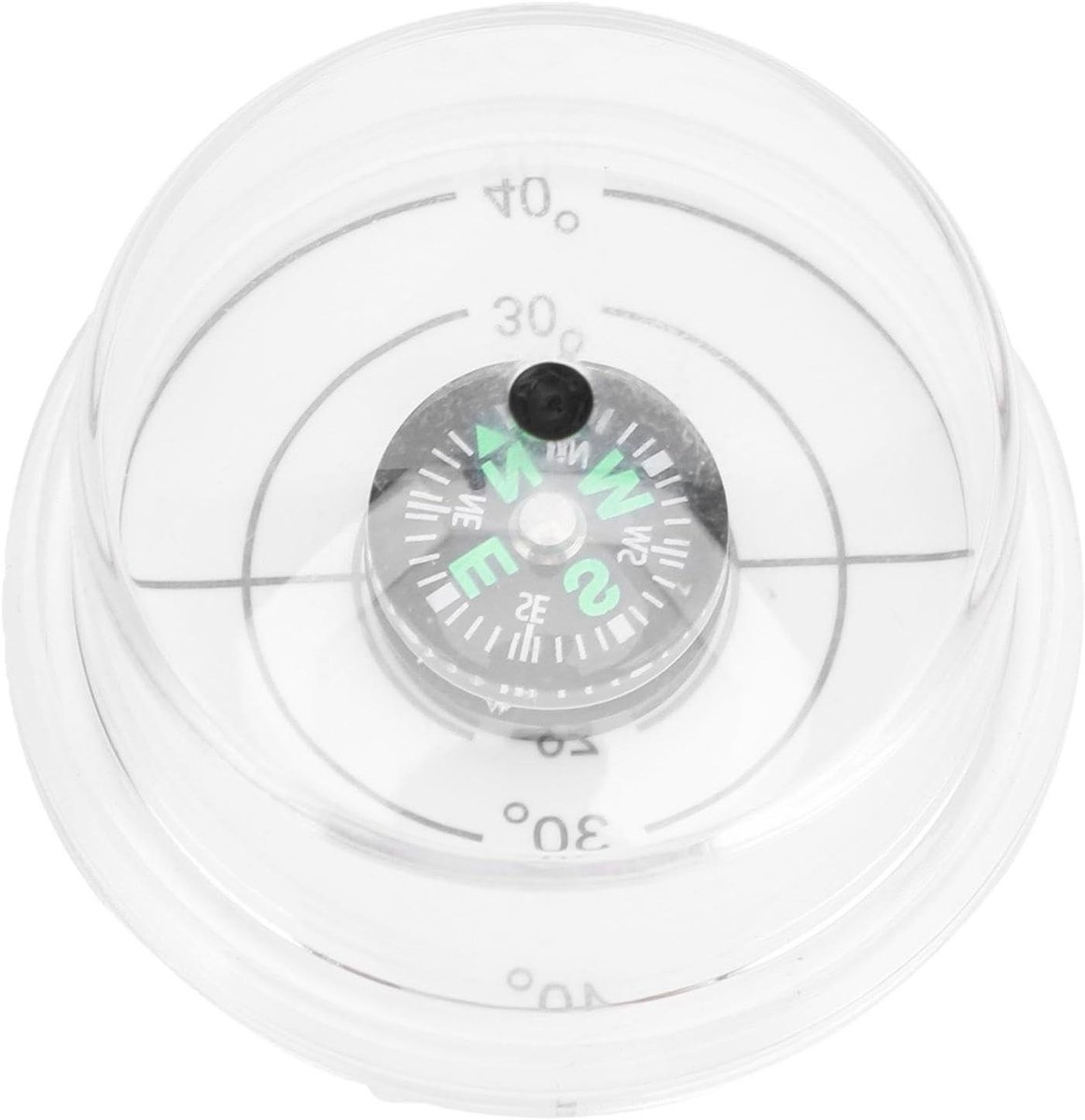 Zonnepaneel Tracker - Zon Hoek Finder - Energie Optimaliseren - Met Kompas - 6 x 6 x 3 cm - Wit